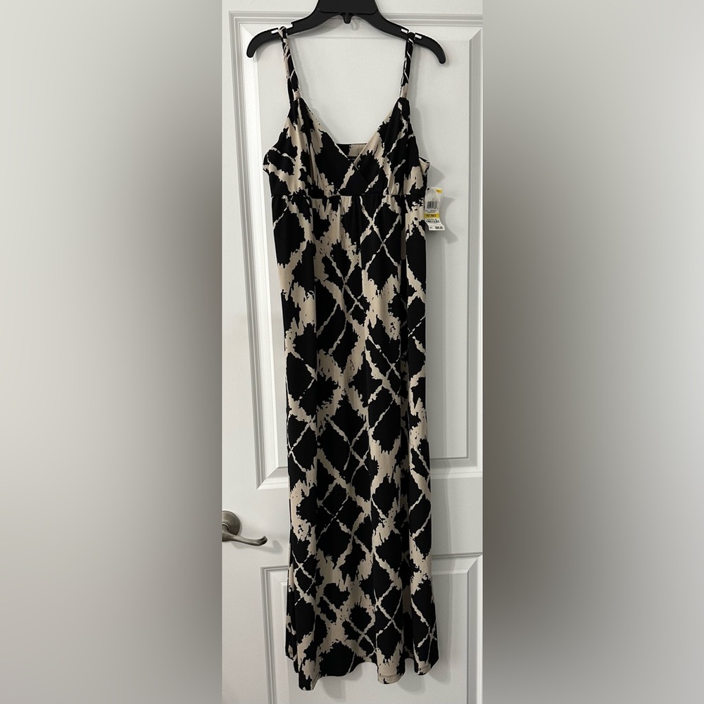 INC Petite Maxi Dress in scratchy plaid NWT - FLAWED FINAL PRICE